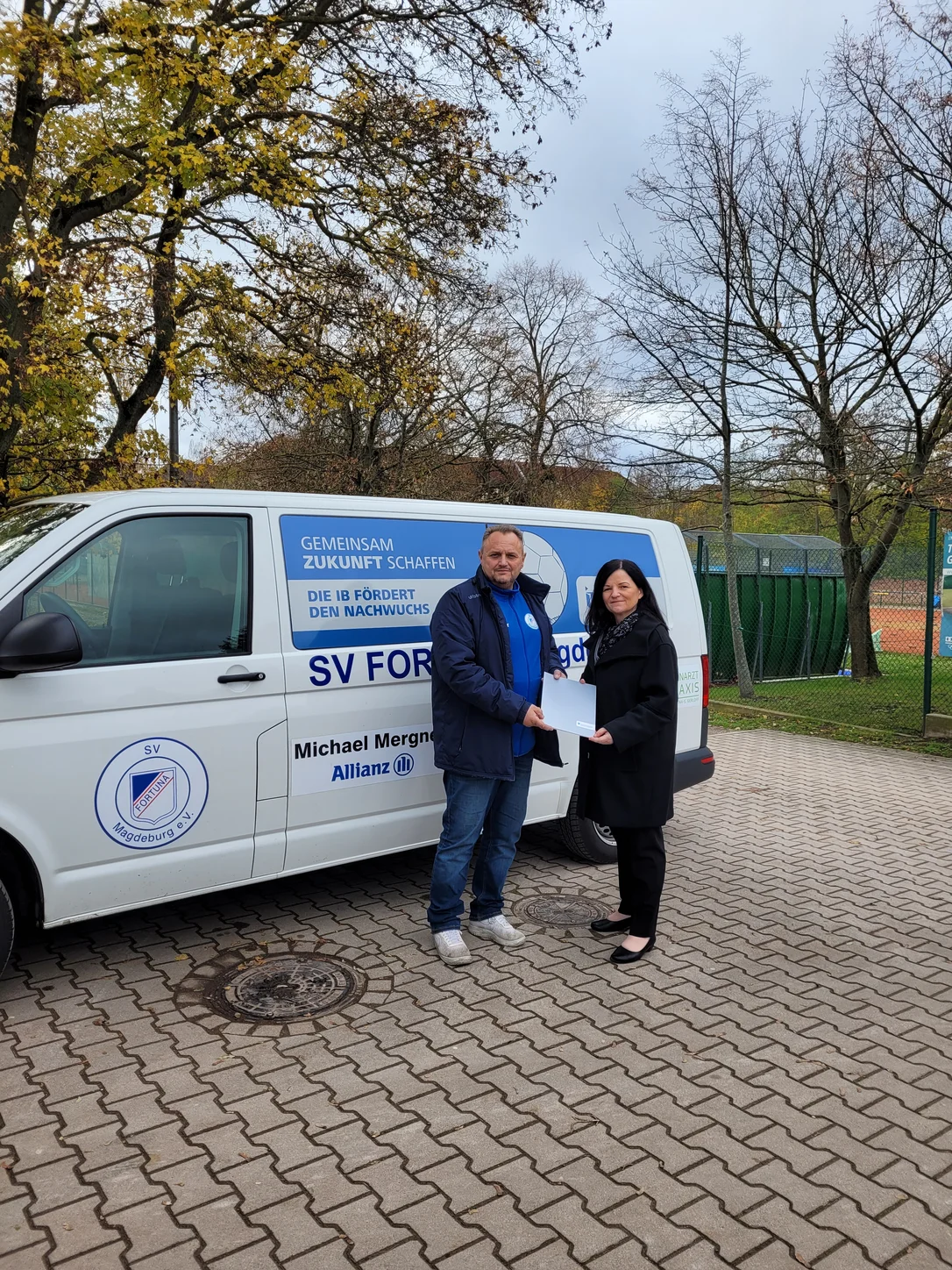 Vertragsunterzeichnung mit dem SV Fortuna Magdeburg