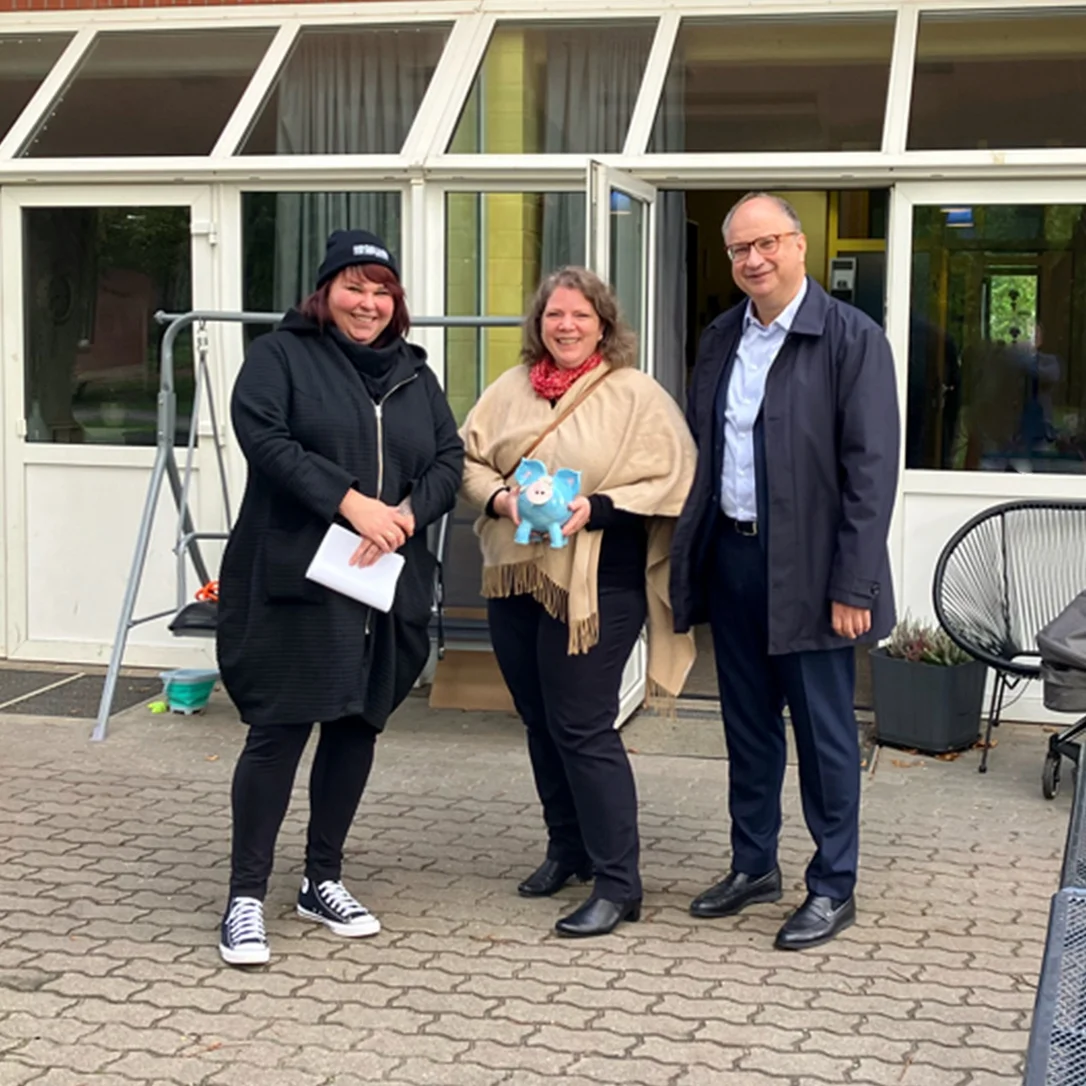 Spendenübergabe an das integrative Kinder- und Jugendheim "Arche Noah"