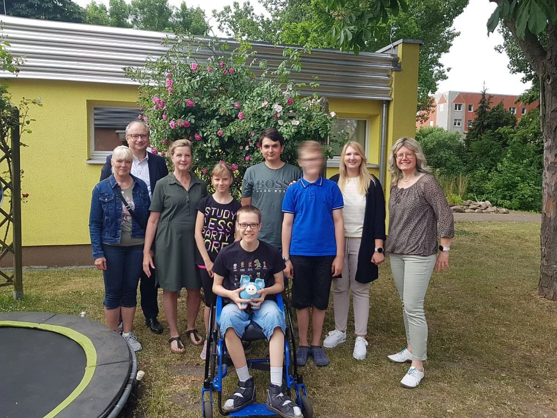 Spenenübergabe an den Förderverein der Förderschule "Gerhard Schöne" in Wolmirstedt