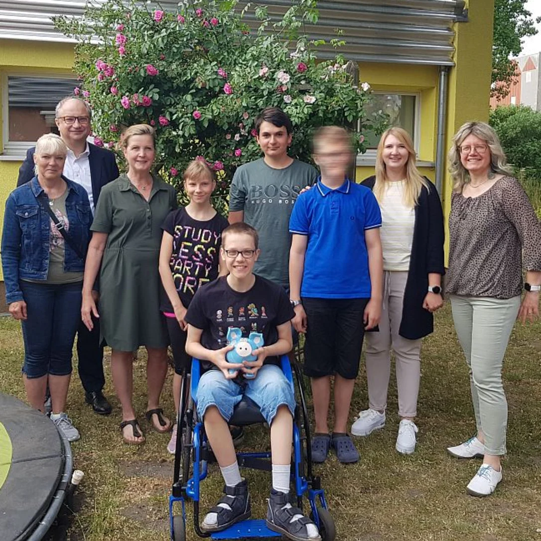 Spenenübergabe an den Förderverein der Förderschule "Gerhard Schöne" in Wolmirstedt
