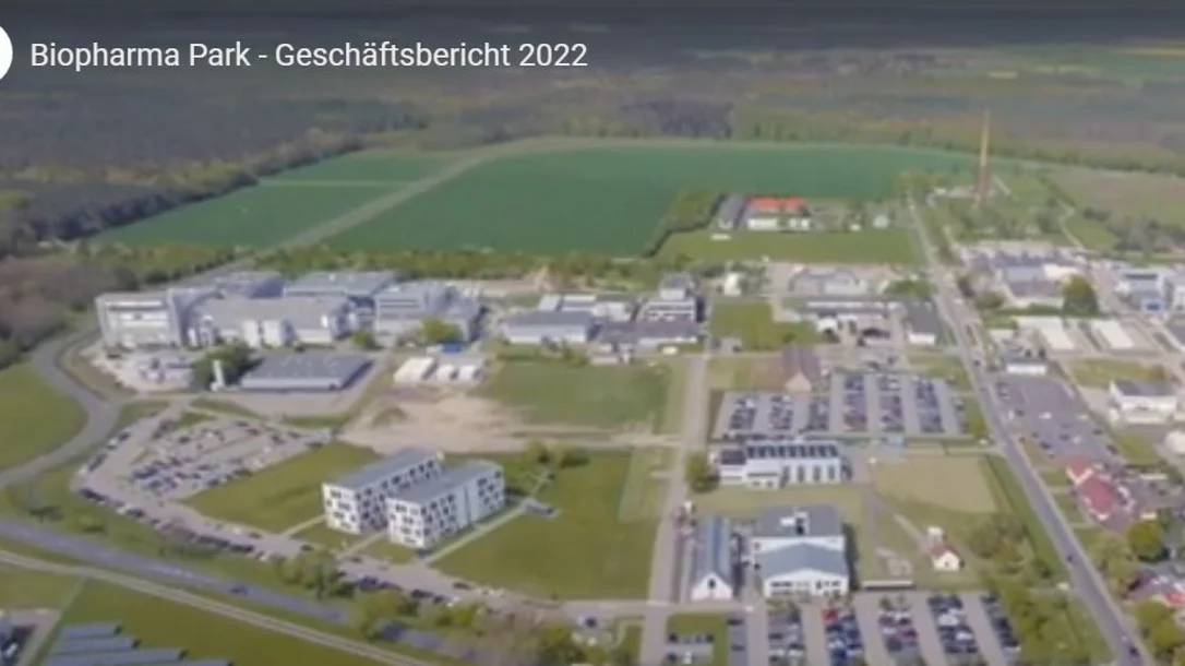 Luftansicht des Biopharma Parks