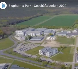 Luftansicht des Biopharma Parks