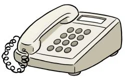 Ein Telefon