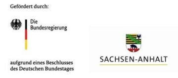 Logo der Bundesregierung und des Landes Sachsen-Anhalt