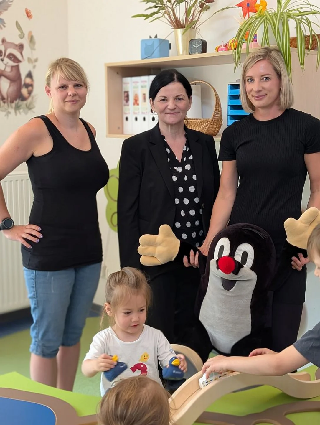 Spendenübergabe an der Kita Kleiner Maulwurf