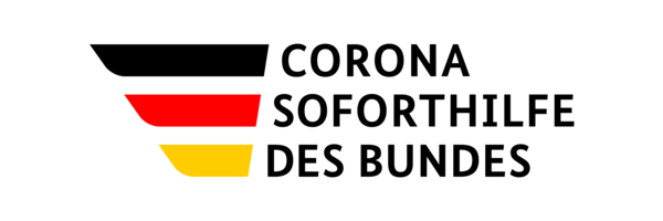 Logo der Coronasoforthilfe des Bundes