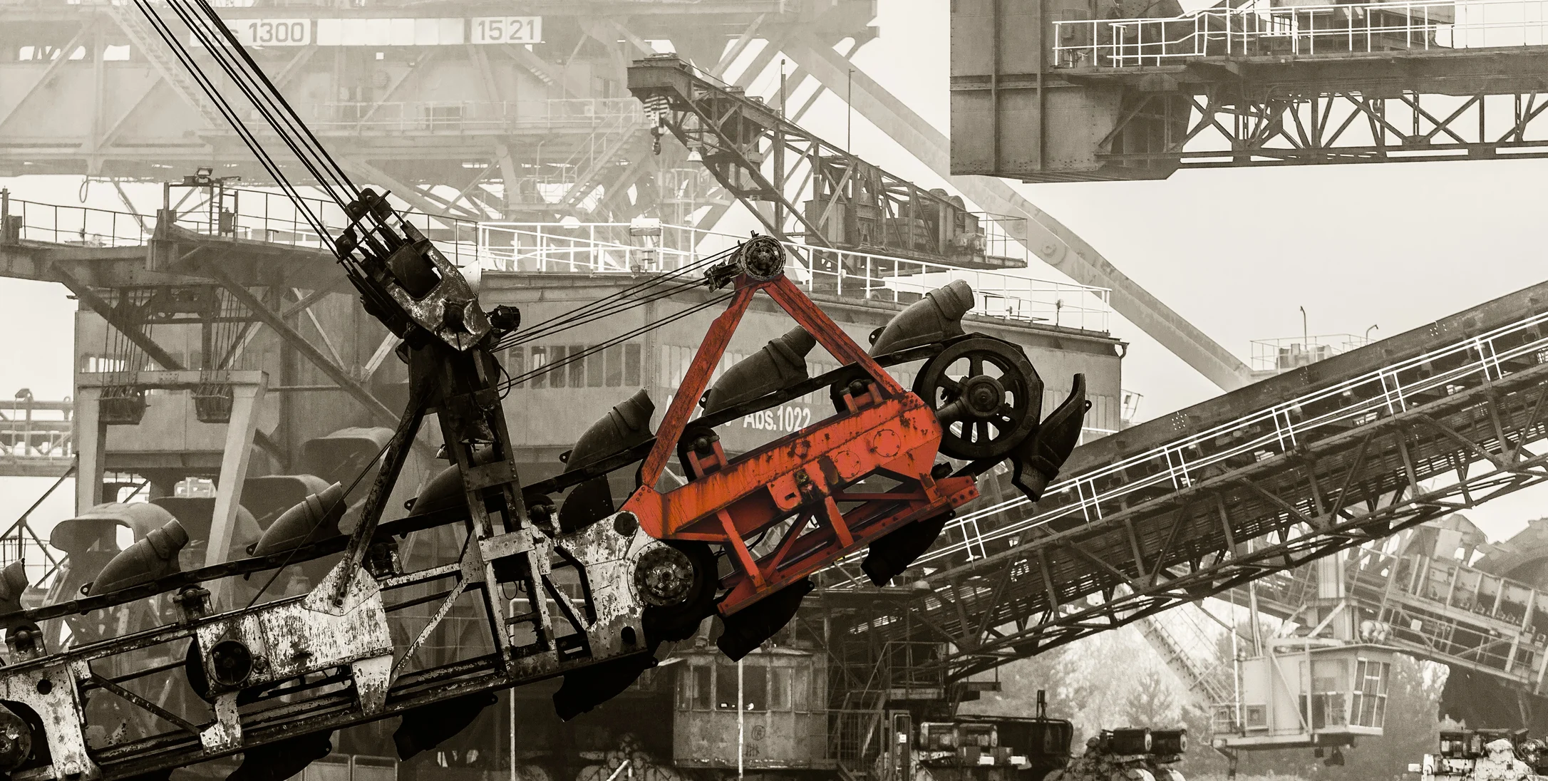 Maschinen von Ferropolis in Sachsen-Anhalt