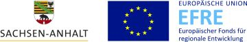 Logos des Landes Sachsen-Anhalt und der Europäischen Union, Europäischer Fonds für regionale Entwicklung