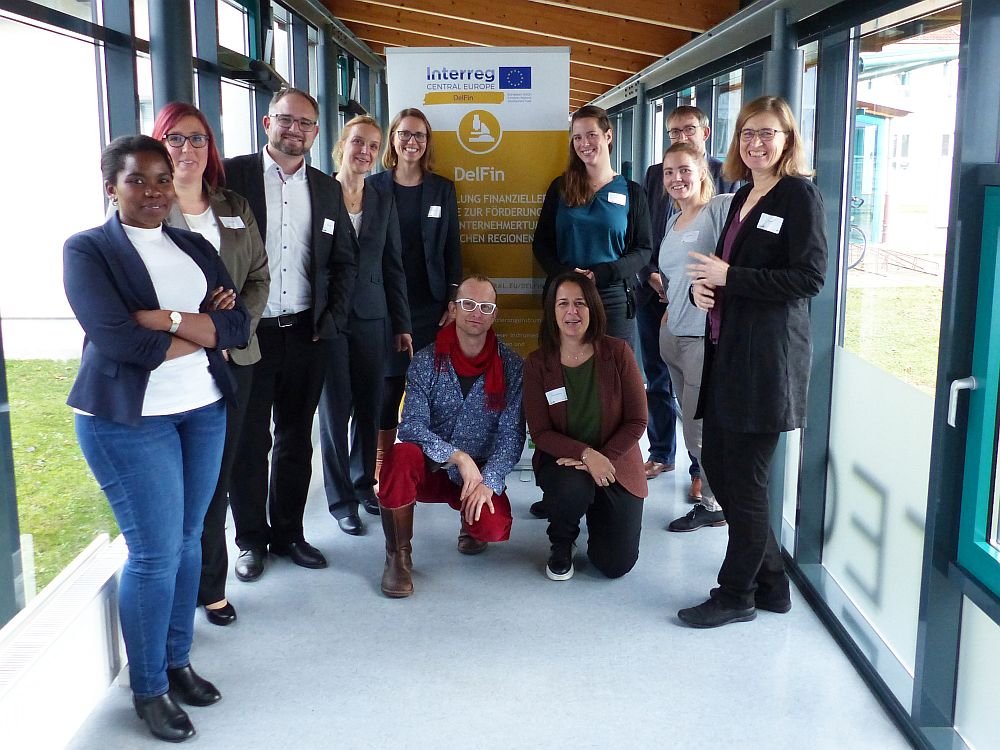 Die Teilnehmerinnen und Teilnehmer des Workshops im Merseburger Innovations- und Technologiezentrum (mitz).