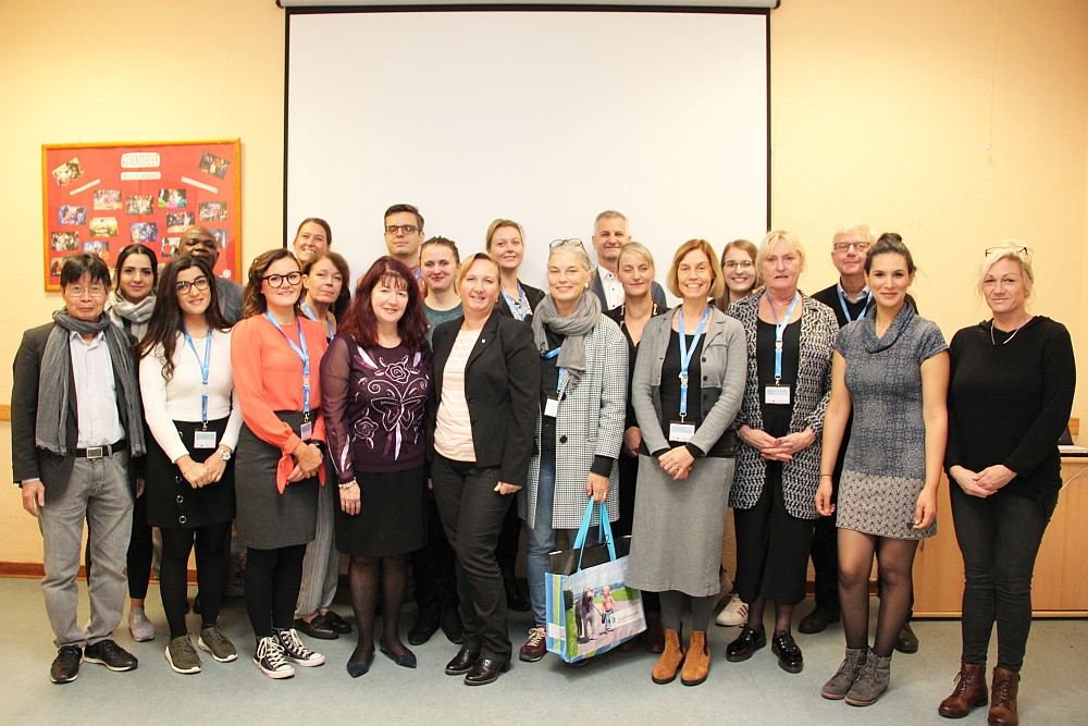 Gruppenbild von der schwedischen Delegation