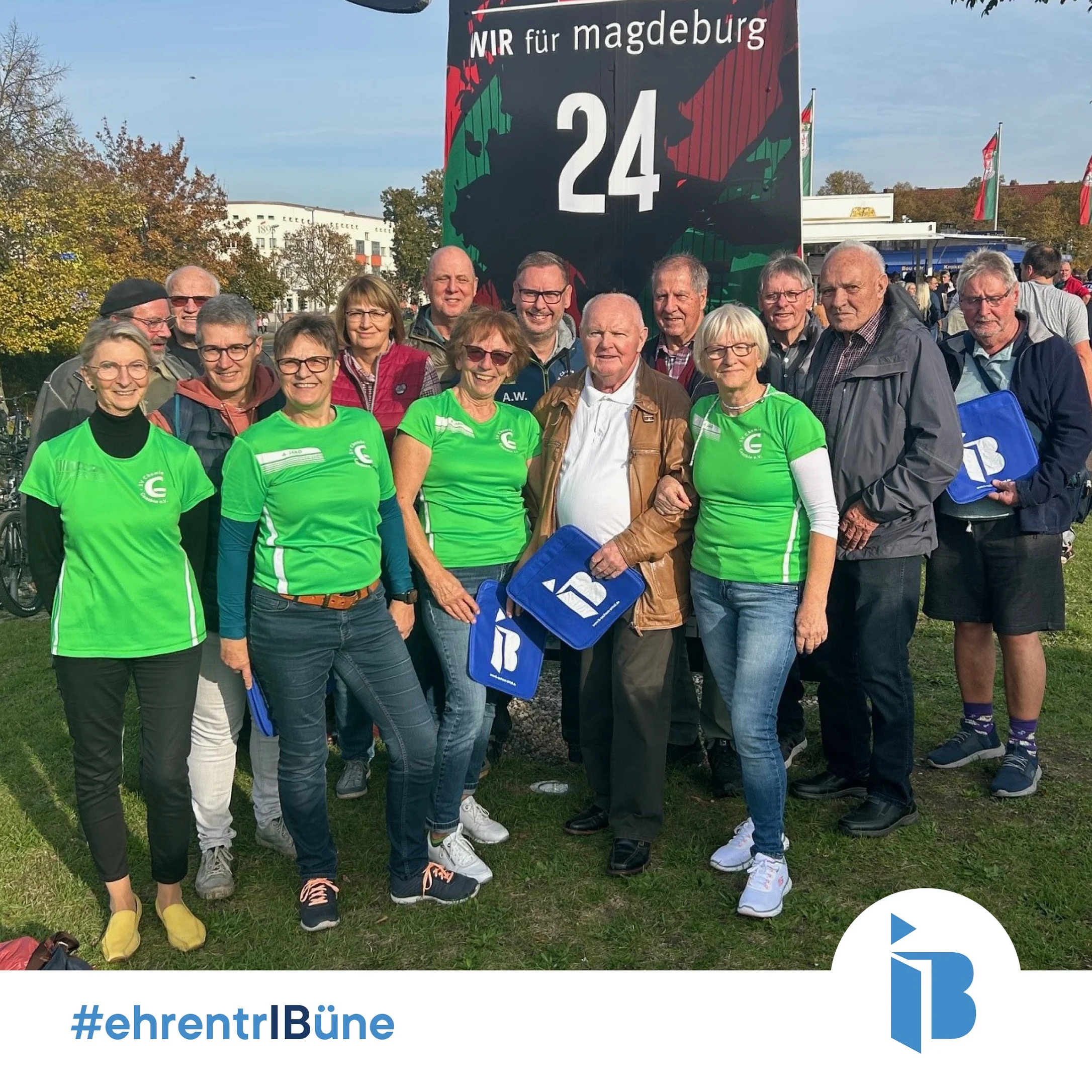 Mitglieder des SV Chemie Genthin