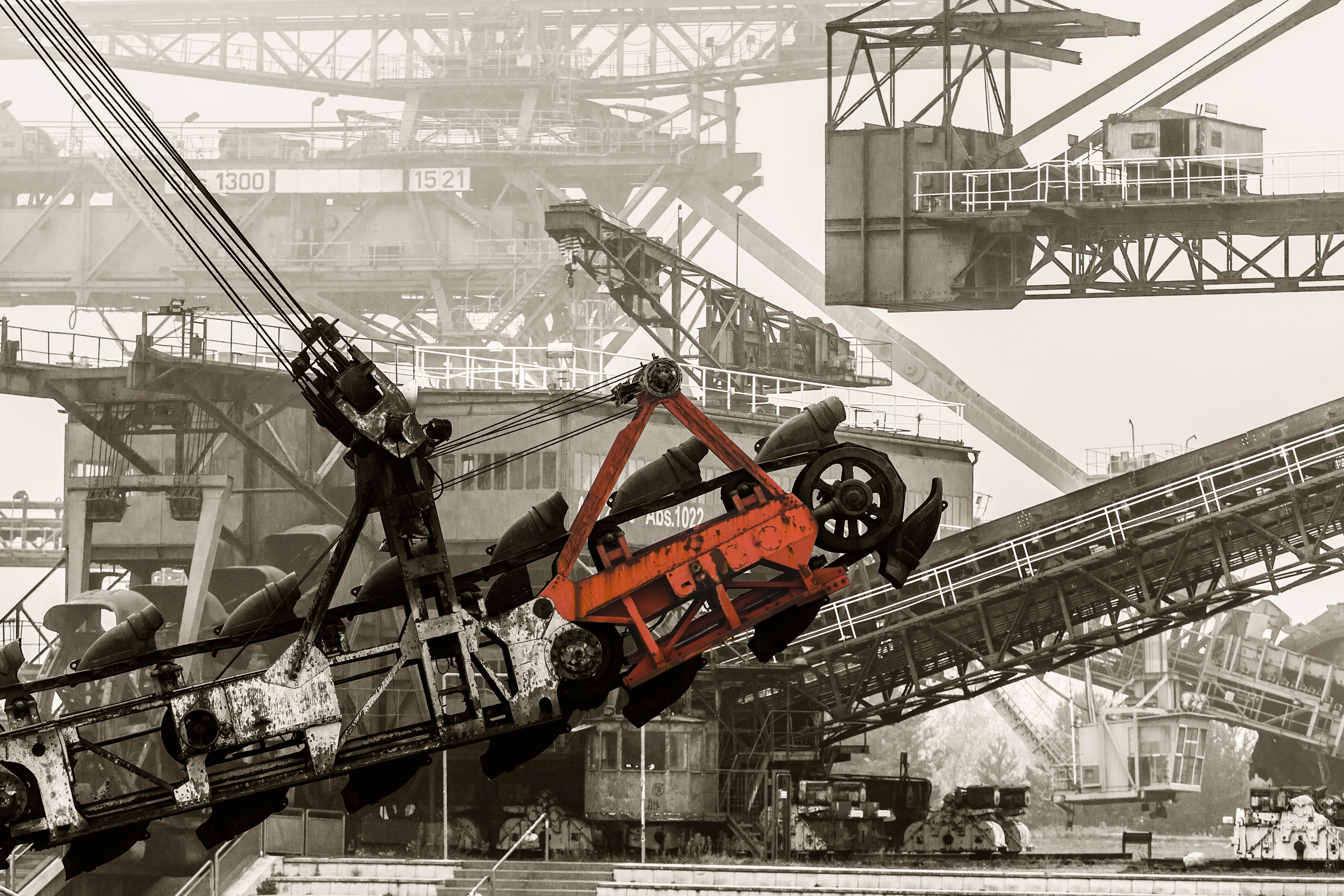 Maschinen von Ferropolis in Sachsen-Anhalt